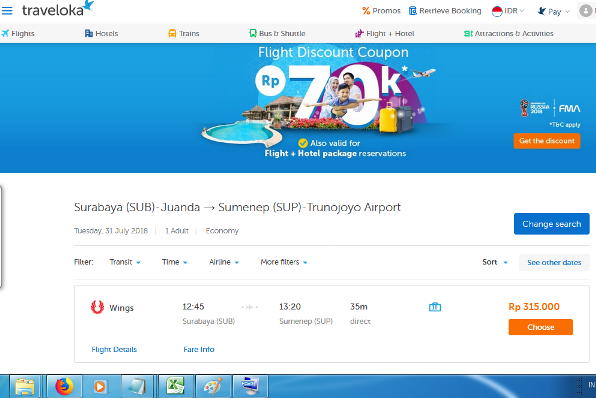 Jadwal Penerbangan Surabaya Sumenep